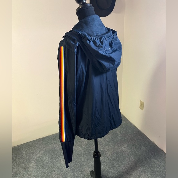 ZYIA NAVY RAINBOW BOMBER JACKET 🌈 - Picture 5 of 8